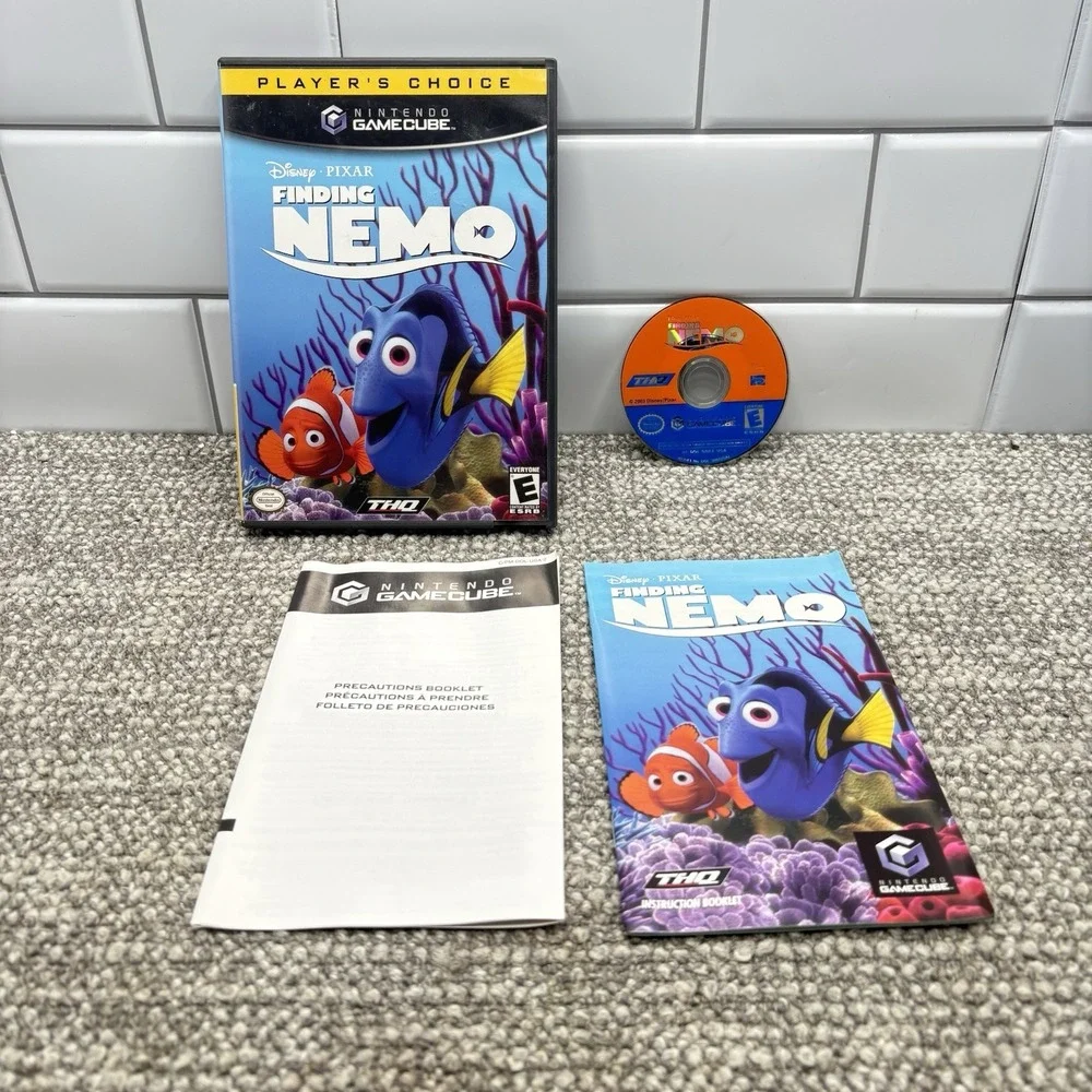 Finding Nemo Nintendo GameCube Game Rated E Exc‎ Cond Tested Works